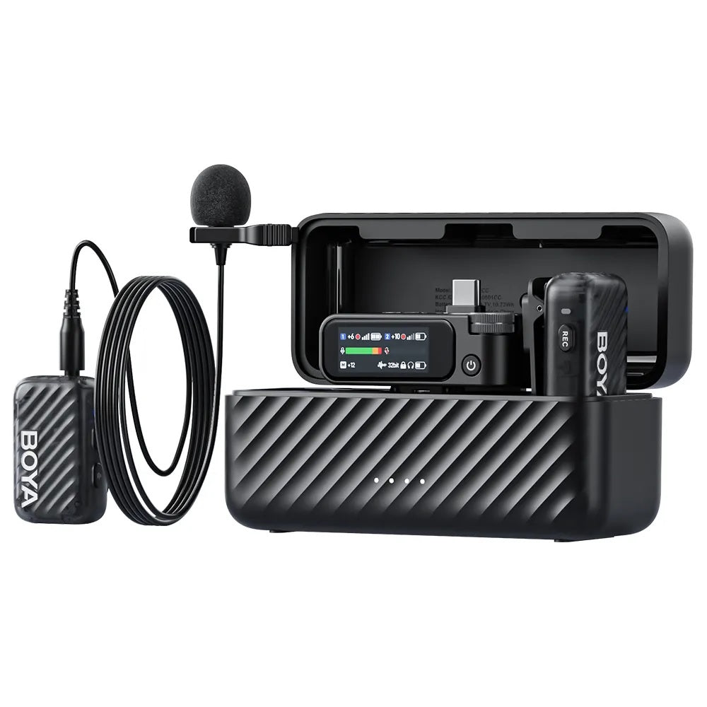 Boya Boyamic 2 wireless microphone integrates powerful AI noise cancellation.