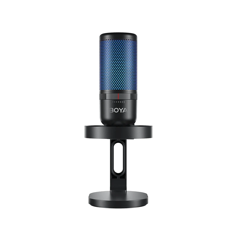 BOYA K3 USB Condenser Microphone with Supercardioid direction and RGB lights for Streamer.