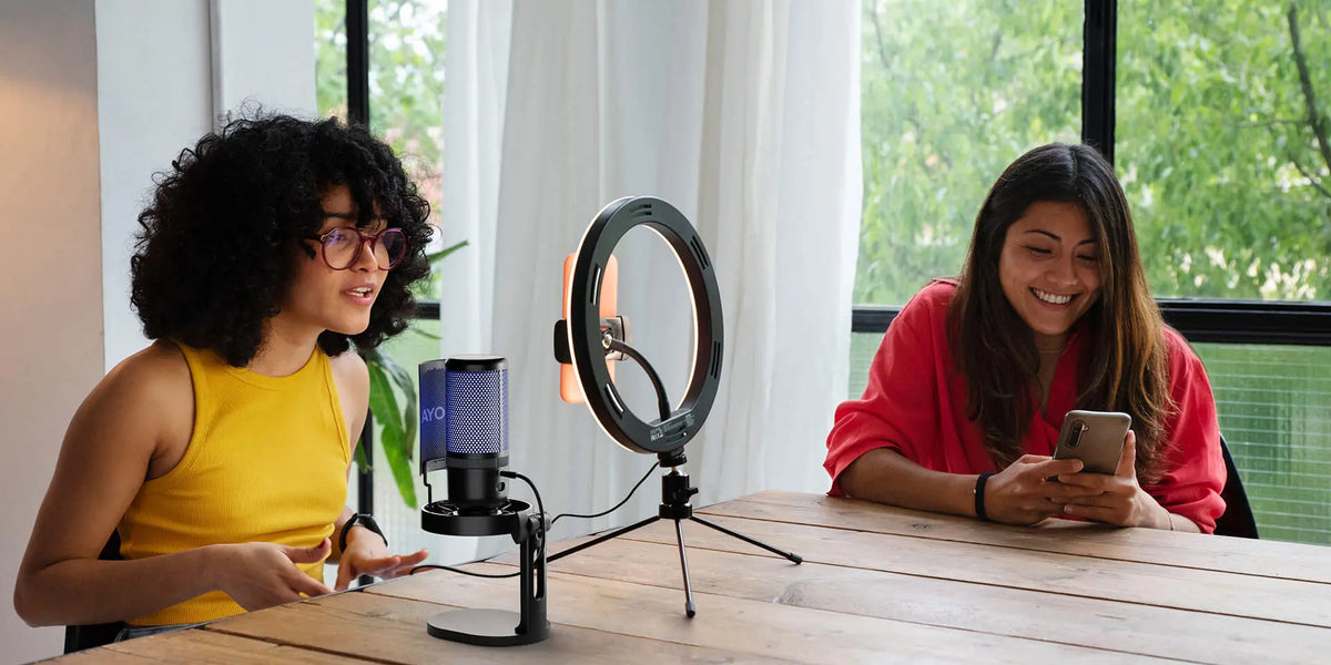 BOYA K3 RGB USB Condenser Microphone – Super Directional Voice Focus |Kingcom