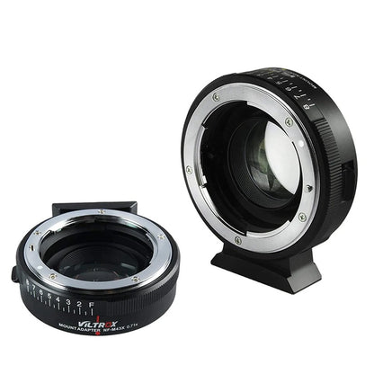 Viltrox NF-M43X Mount Adapter (Nikon F To M43) Speed Booster 0.71x |Kingcom