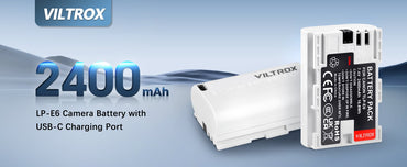 Viltrox TLP-E6 battery integrates Type-C charging port for Canon cameras