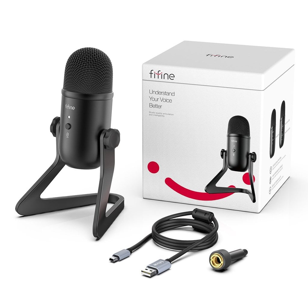 FIFINE K678 - USB-A Port Recording Condenser Microphone for PC/Laptop