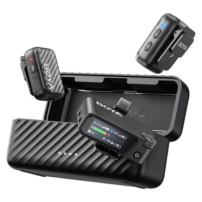 BOYA BOYAMIC 2 Wireless Microphone with Integrated AI Noise Canceling |Kingcom