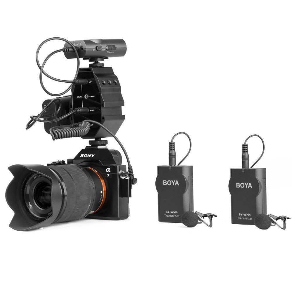 Audio Adapter for 3.5mm Port Phones and DSLR Cameras - BOYA BY-MP4
