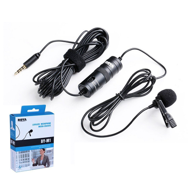BOYA Lavalier BY-M1 Lavalier Microphone for Smartphone / Camera with 3.5 jack (FB201)