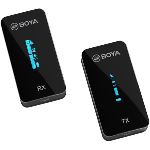 BOYA BY-XM6 S1 / BY-XM6 S2 / BY-XM6 K1 / BY-XM6 K2 - Compact 2.4GHz wireless recording mic