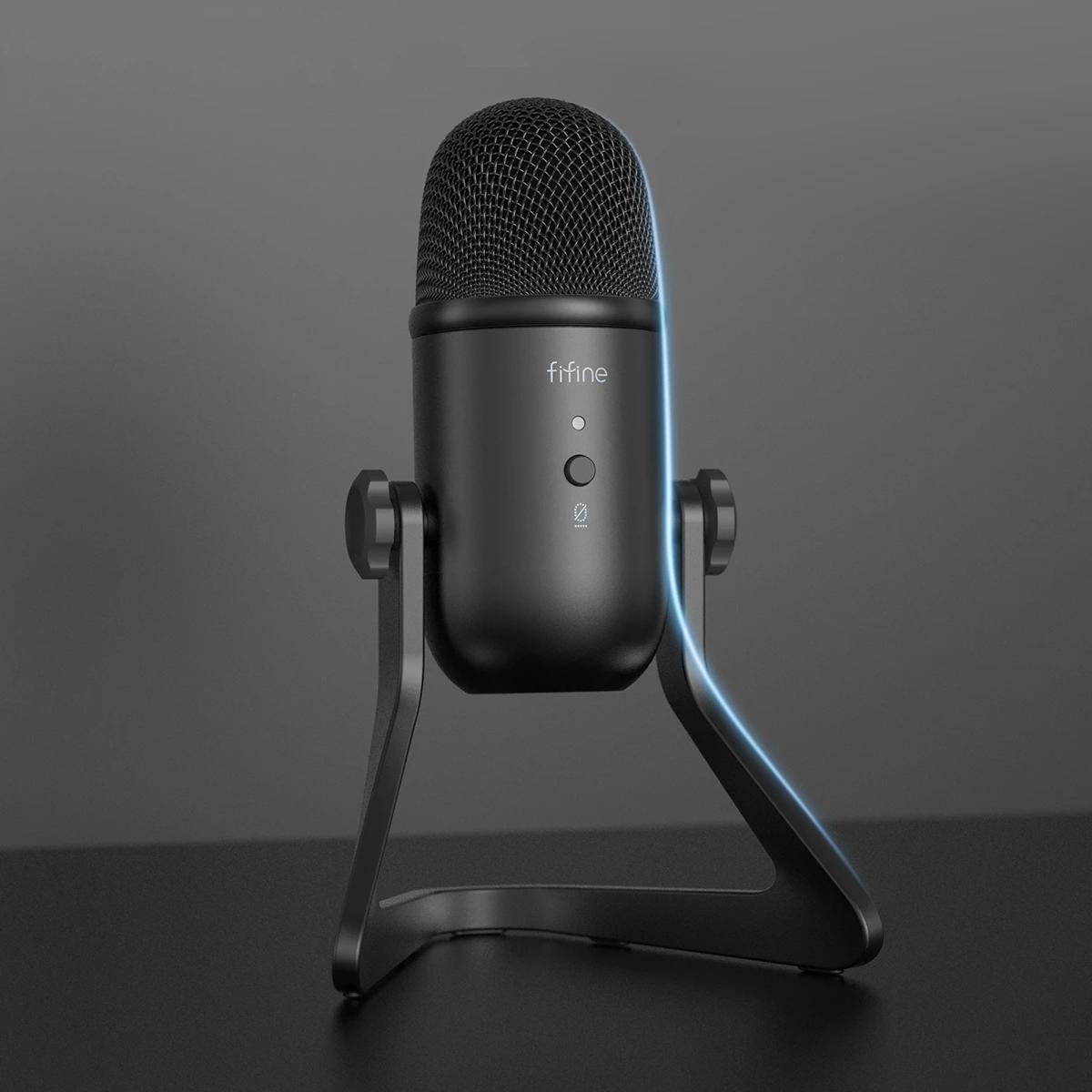 FIFINE K678 - USB-A Port Recording Condenser Microphone for PC/Laptop