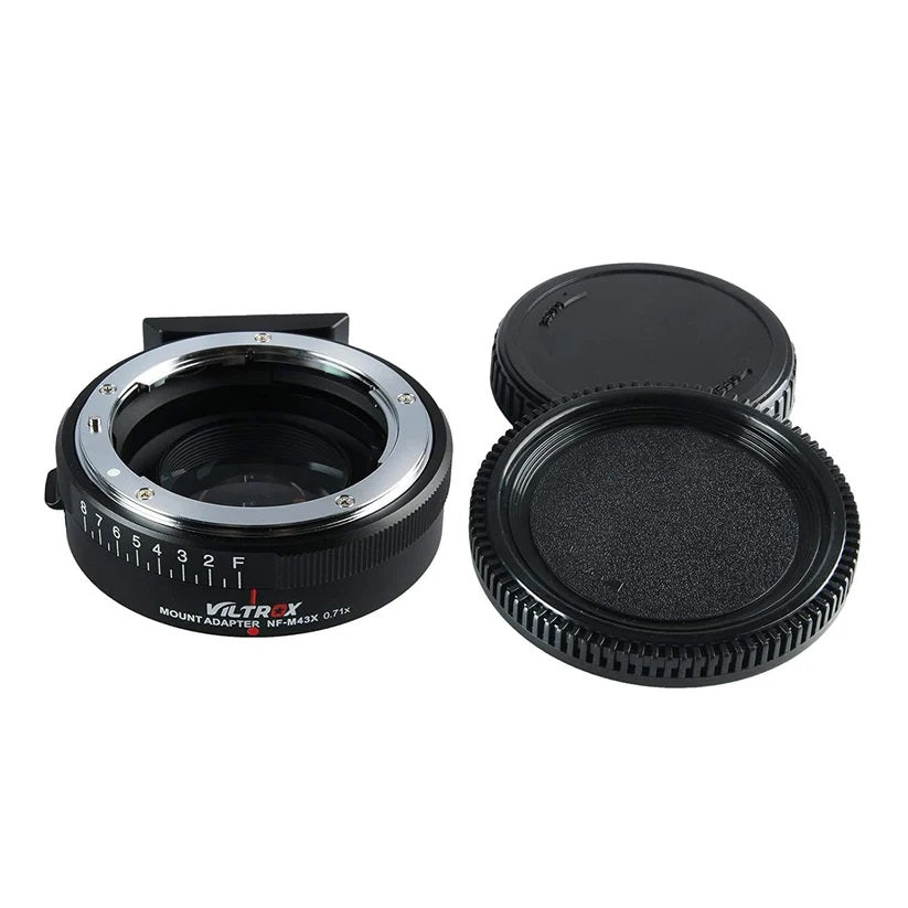 Viltrox NF-M43X Mount Adapter (Nikon F To M43) Speed Booster 0.71x |Kingcom