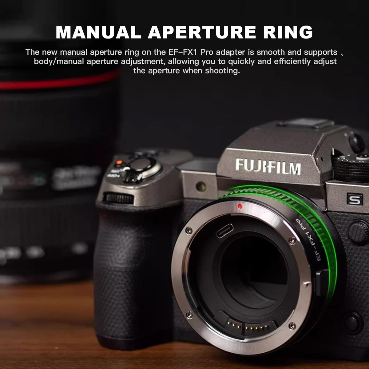 Viltrox EF-FX1 Pro Mount Adapter - Canon EF Lens Mount for Fujifilm X-Mount |KingCom