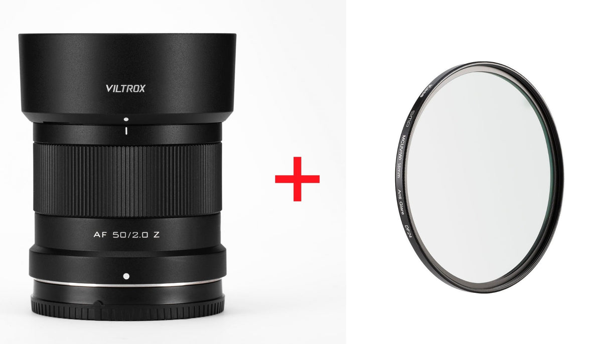 Viltrox AF 50mm F2.0 Air សម្រាប់កាមេរ៉ា Sony FE / Nikon Z Full Frame | Kingcom