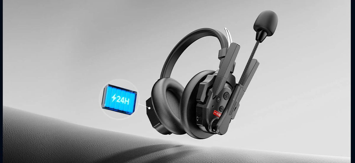 កាសអន្តរគមន៍ Synco Xtalk XMax Group, ការរចនា Binaural, បន្ទះឈីបកាត់បន្ថយសំលេងរំខាន AI, ចម្ងាយបញ្ជូន 500m
