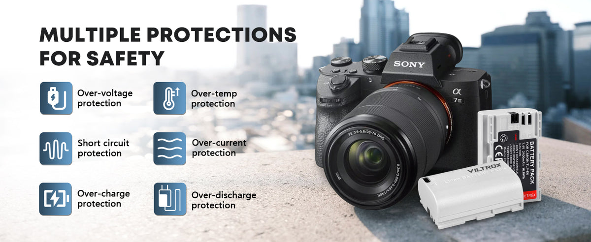 Viltrox TLP-E6 battery integrates Type-C charging port for Canon cameras