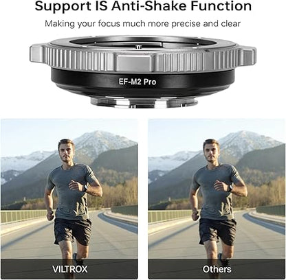 VILTROX EF-M2 Pro Lens Mount Adapter Auto Focus 0.71x