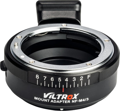 Viltrox NF-M43X Mount Adapter (Nikon F To M43) Speed Booster 0.71x |Kingcom