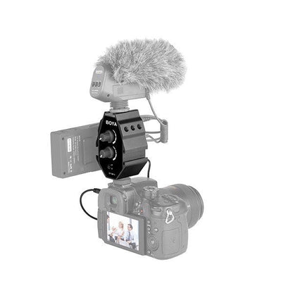 Audio Adapter for 3.5mm Port Phones and DSLR Cameras - BOYA BY-MP4