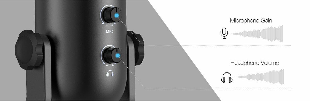 FIFINE K678 - USB-A Port Recording Condenser Microphone for PC/Laptop
