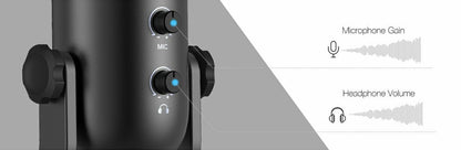 FIFINE K678 - USB-A Port Recording Condenser Microphone for PC/Laptop