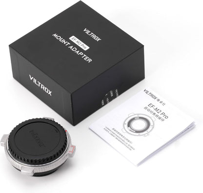 VILTROX EF-M2 Pro Lens Mount Adapter Auto Focus 0.71x