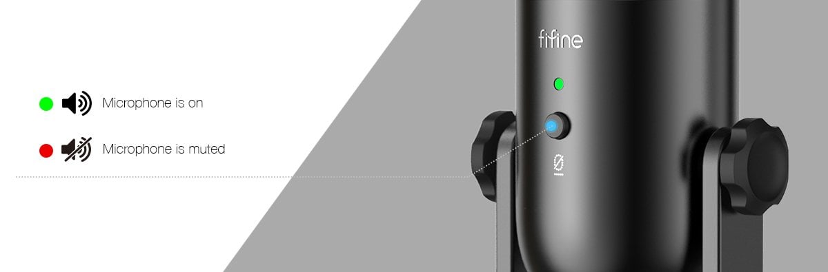 FIFINE K678 - USB-A Port Recording Condenser Microphone for PC/Laptop