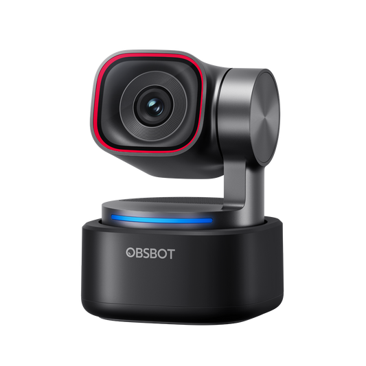 OBSBOT Tiny 3 4K AI PTZ Webcam with Beauty & Subject Tracking Function
