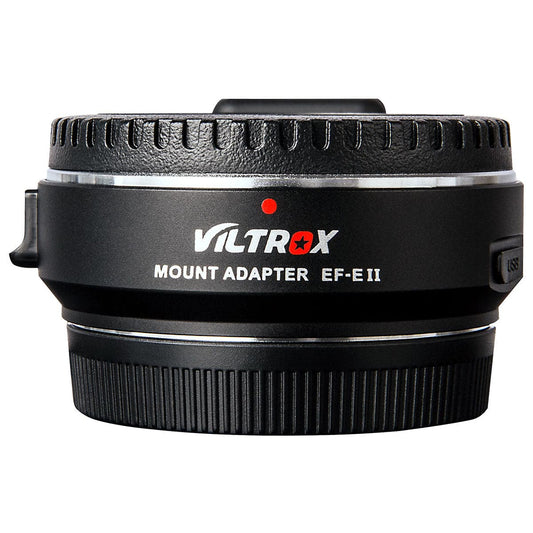 Viltrox EF-E II aperture adapter for Sony A6400 ZV-E10.