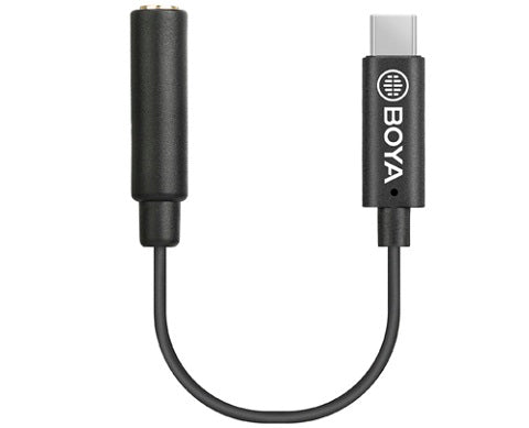 BOYA BY-K4 - Female 3.5mm TRS to Male Type-C conversion cable