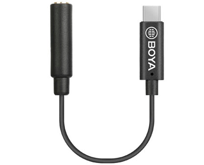 BOYA BY-K4 - Female 3.5mm TRS to Male Type-C conversion cable
