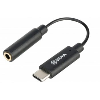 BOYA BY-K4 - Female 3.5mm TRS to Male Type-C conversion cable