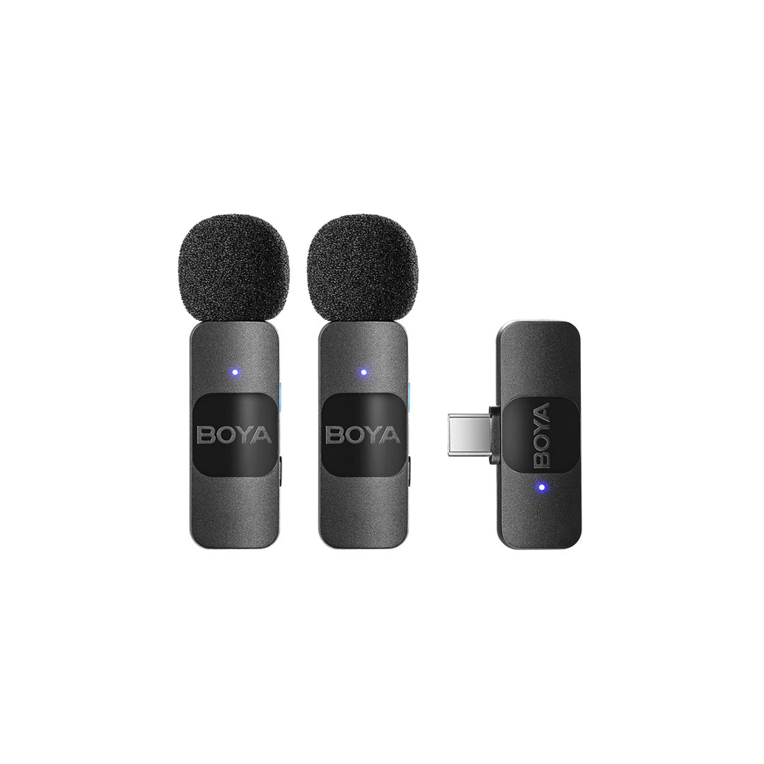 BOYA BY-V20 Wireless Recording Microphone for Type-C Phones (Twin Version)