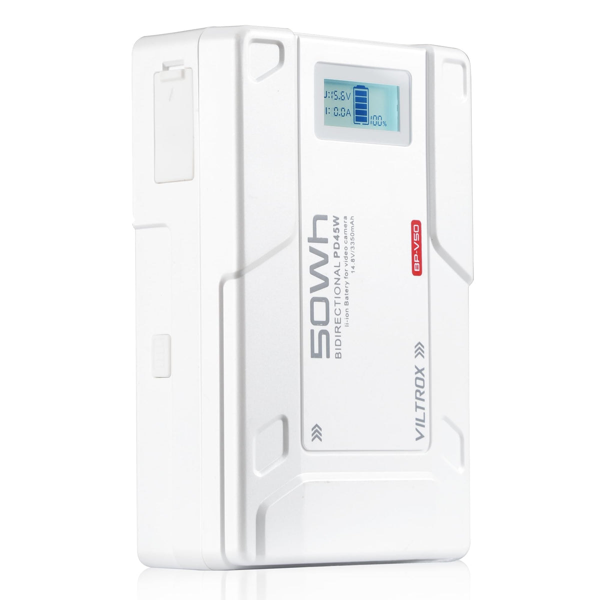 V-Mount Viltrox Snowpeak BP-V50/ BP-V99/ BP-V150 battery with integrated LCD screen