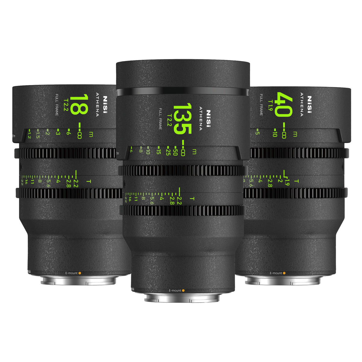 NiSi ATHENA PRIME T2.2/1.9 Full Frame 3-Lens Add-On Kit (VAT ពេញលេញ)