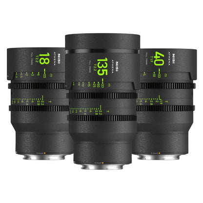 NiSi ATHENA PRIME T2.2/1.9 Full Frame 3-Lens Add-On Kit (VAT ពេញលេញ)