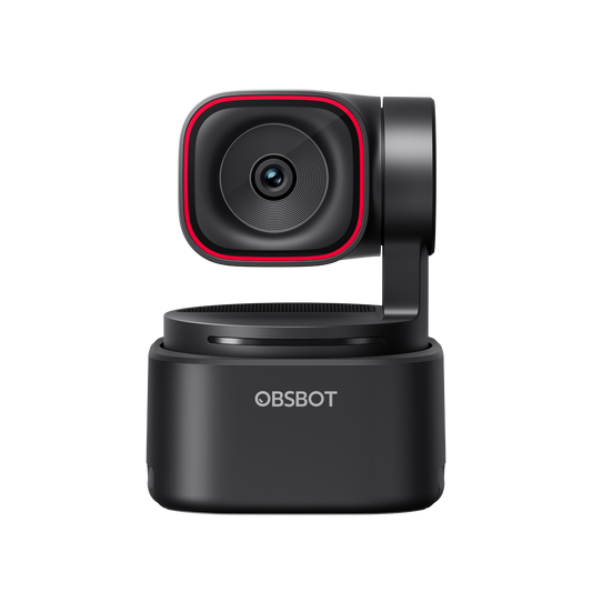 OBSBOT Tiny 3 Lite 4K AI PTZ Webcam with Beauty & Subject Tracking Function