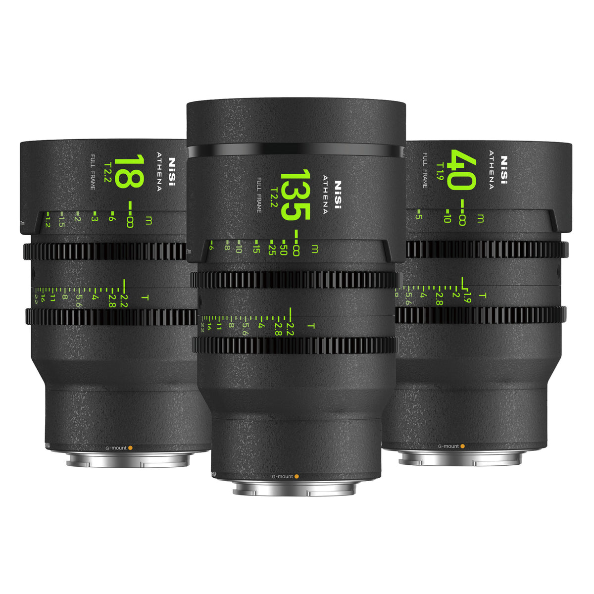 NiSi ATHENA PRIME T2.2/1.9 Full Frame 3-Lens Add-On Kit (VAT ពេញលេញ)