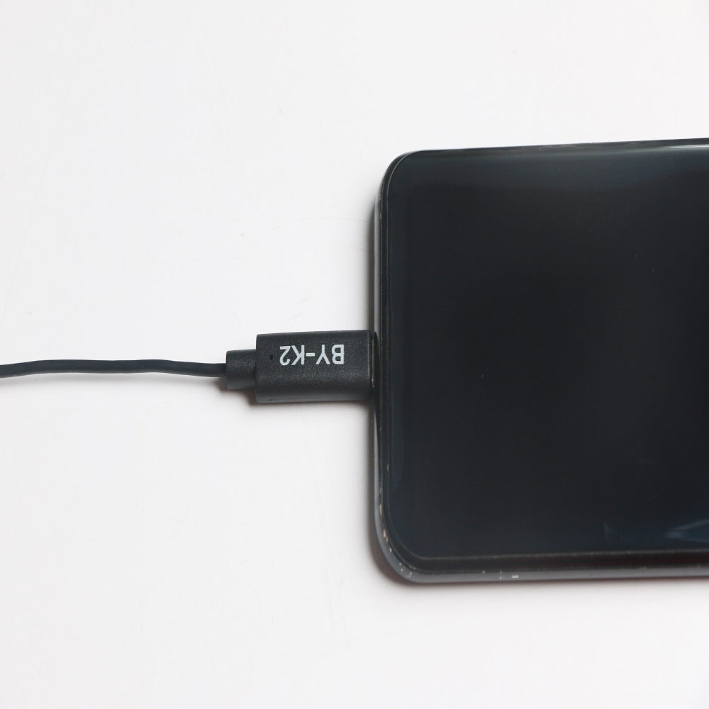 BY-K2 connection cable .From 3.5mm Jack to Type-C Port (3.5mm Male TRRS to Male TYPE-C adapter cable)