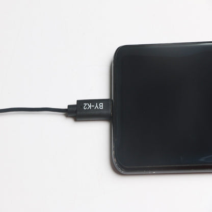 BY-K2 connection cable .From 3.5mm Jack to Type-C Port (3.5mm Male TRRS to Male TYPE-C adapter cable)