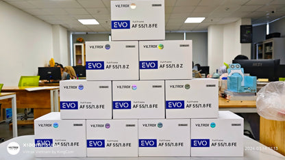 កែវឡេន Viltrox AF 55mm F1.8 EVO សម្រាប់កាមេរ៉ា Full Frame ម៉ូដែល E/Z/L Mount ពី Kingcom [FULLVAT]