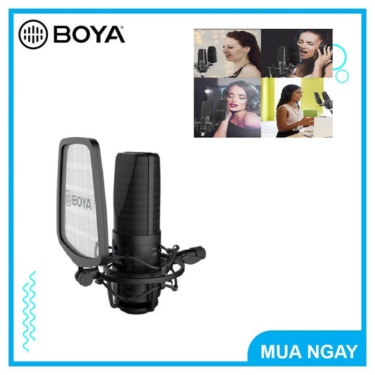 ll Boya BY M1000 ll Studio standard with warm, deep sound – Professional recording microphone (FB491)