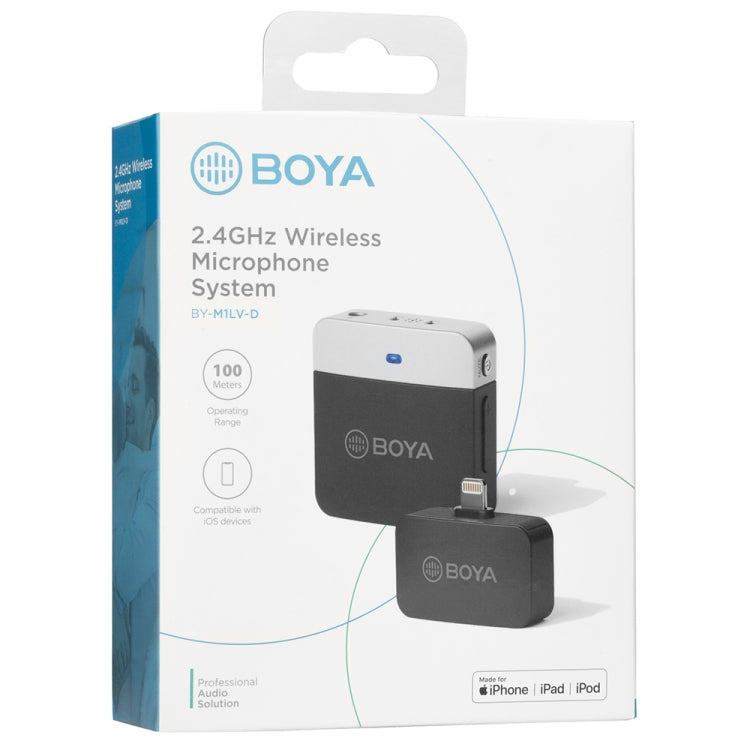 BOYA BY-M1LV Series - មីក្រូថតសំឡេងឥតខ្សែ 2.4GHz