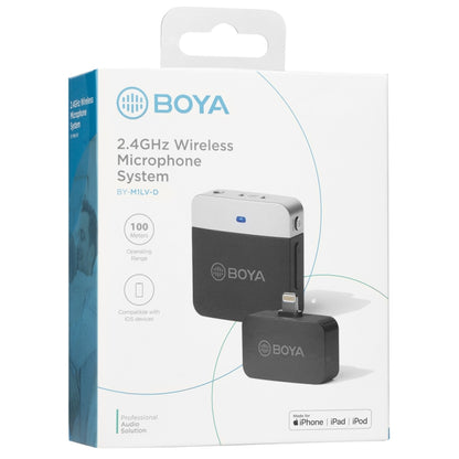 BOYA BY-M1LV Series - មីក្រូថតសំឡេងឥតខ្សែ 2.4GHz