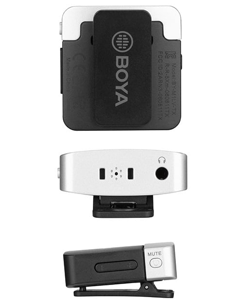 BOYA BY-M1LV Series - មីក្រូថតសំឡេងឥតខ្សែ 2.4GHz