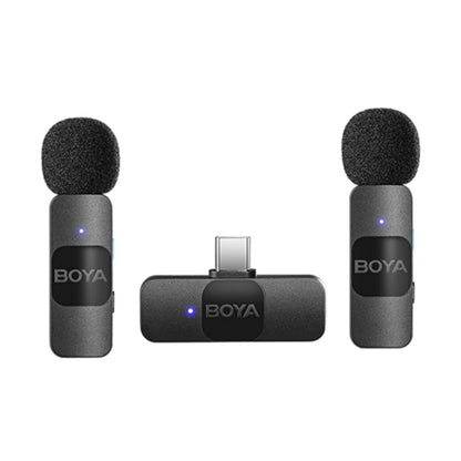 BOYA BY-V20 Wireless Recording Microphone for Type-C Phones (Twin Version)