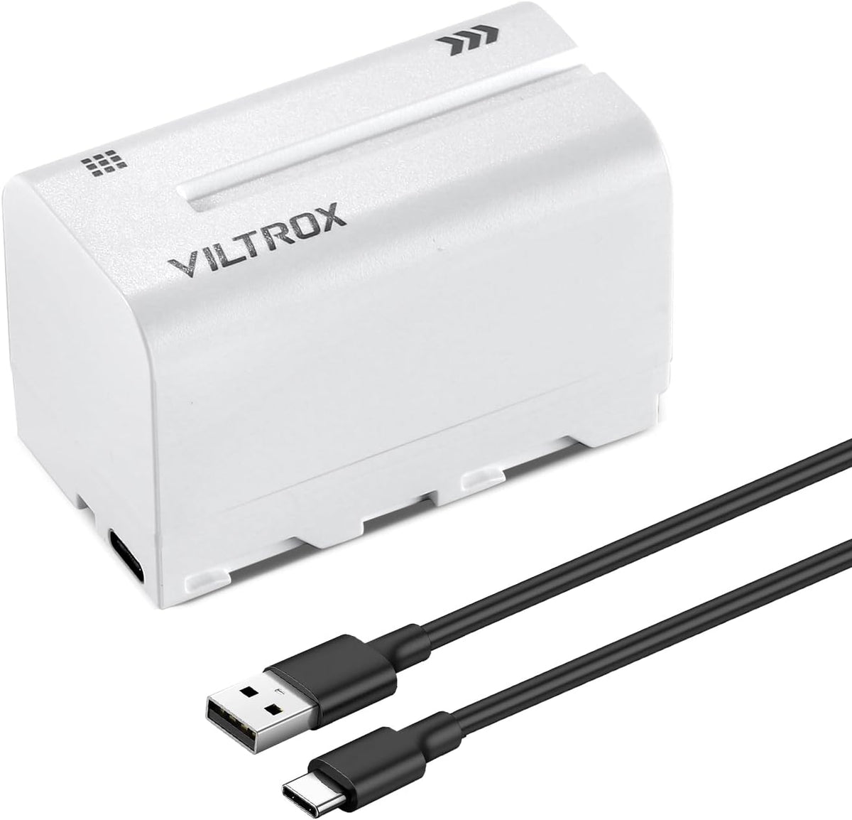 អាគុយ Viltrox NP-F970 / F750 / F550 ជាមួយឆ្នាំងសាក Type-C ពិតប្រាកដរួមបញ្ចូលគ្នា | Kingcom