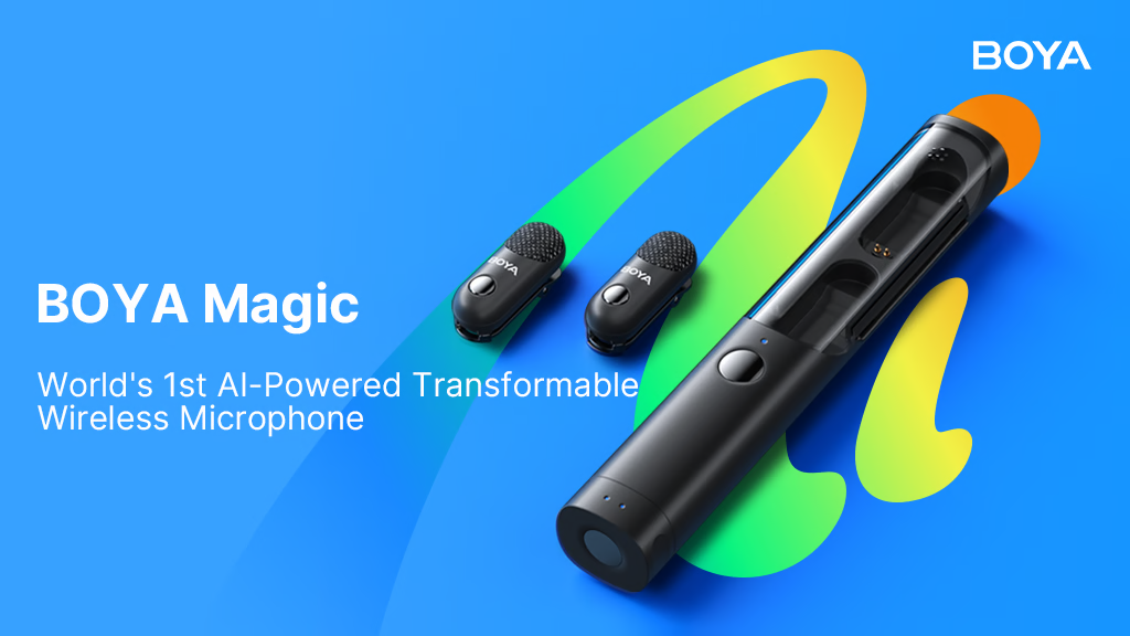 BOYA MAGIC -03 Wireless Mini Recording Mic Integrating Genuine AI Technology |Kingcom