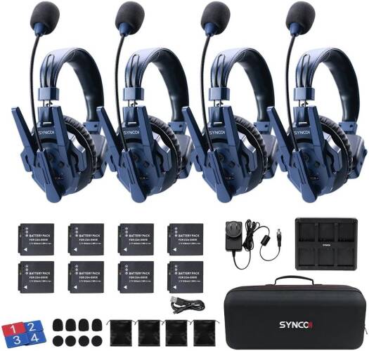 SYNCO Xtalk Master – 2-Way Wireless Communication Headset