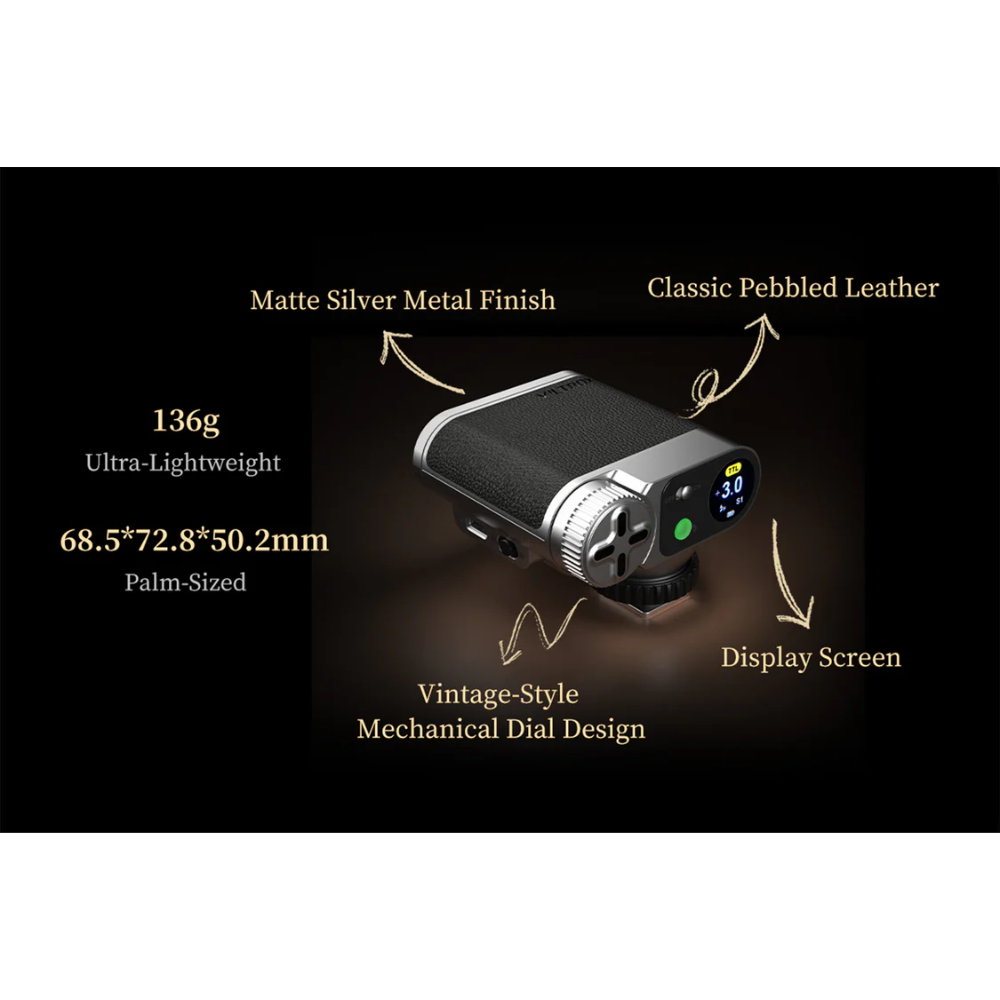 Viltrox Vintage Z1 Pro Auto TTL, HSS 1/8000s Flash for Genuine Sony, Fujifilm, Nikon, Canon Cameras |Kingcom