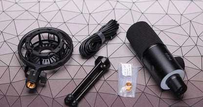 FIFINE K658 RGB - មីក្រូហ្វូនថតសំឡេងសម្រាប់ Stream, Podcasting សម្រាប់កុំព្យូទ័រ/PC