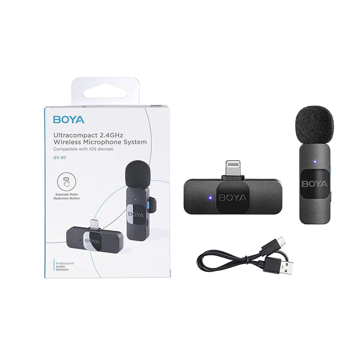 Boya BY-V1 Best Wireless Recording Microphone for Iphone
