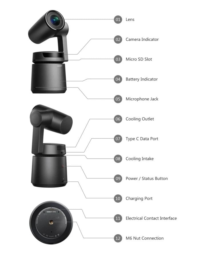 Obsbot Tail Air - AI-powered Livestream PTZ Camera