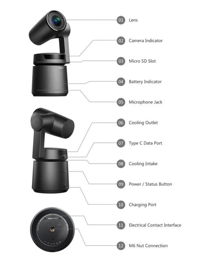 Obsbot Tail Air - AI-powered Livestream PTZ Camera